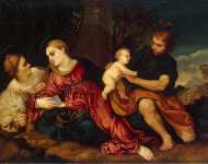 Bordon Paris Holy Family with St Catherine - Hermitage